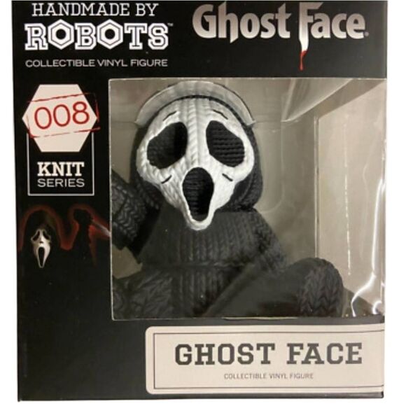 Homemade By Robots Ghost Face Scream 008 Knit Series Collectible - Picture 4 of 7